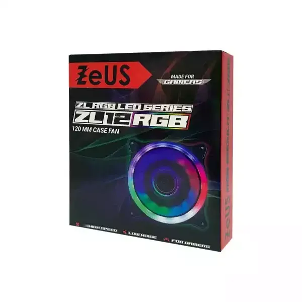 Case Cooler 120x120 Zeus Single Ring RGB Slika 2