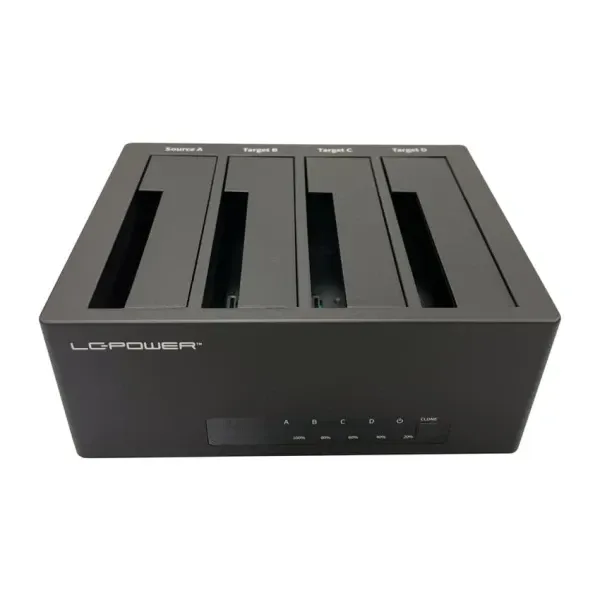 HDD Docking station USB 3.2 4xSSD/HDD LC-DOCK-U3-4B-V2 Beli Slika 1