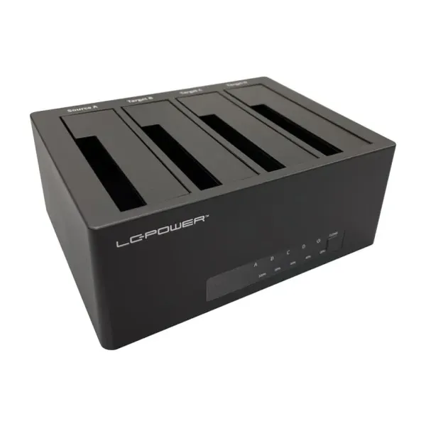 HDD Docking station USB 3.2 4xSSD/HDD LC-DOCK-U3-4B-V2 Beli Slika 4
