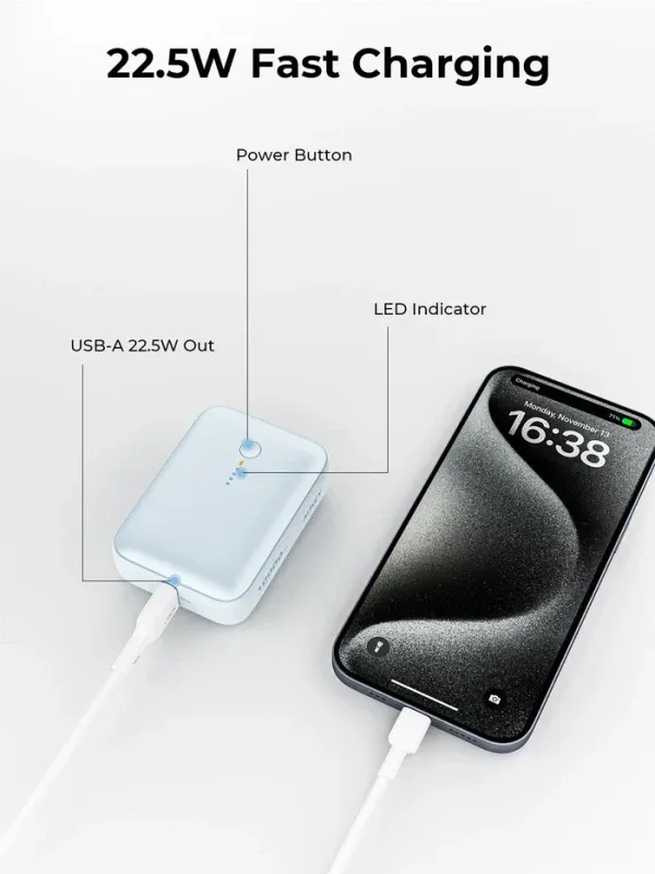 Power Bank AUKEY PB-Y55 Fast 22.5W 10000Mah Spark Mini Slika 3
