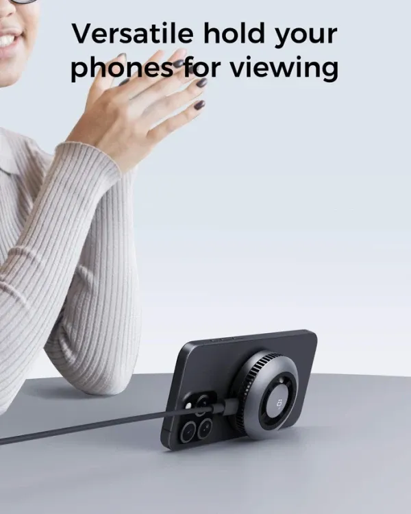 Bežični punjač sa aktivnim hlađenjem Aukey LC-G10 Qi2 15W Slika 2