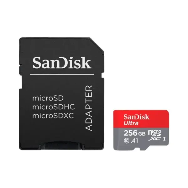 Micro SD 256GB SanDisk Ultra + adapter SDSQUAB-256G-GN6MA Slika 1