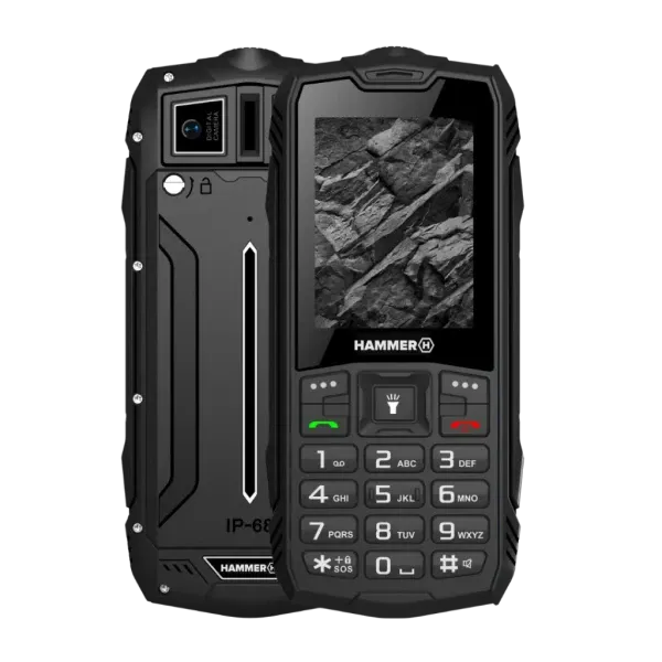 Mobilni telefon Hammer ROCK Black IP68 Slika 1