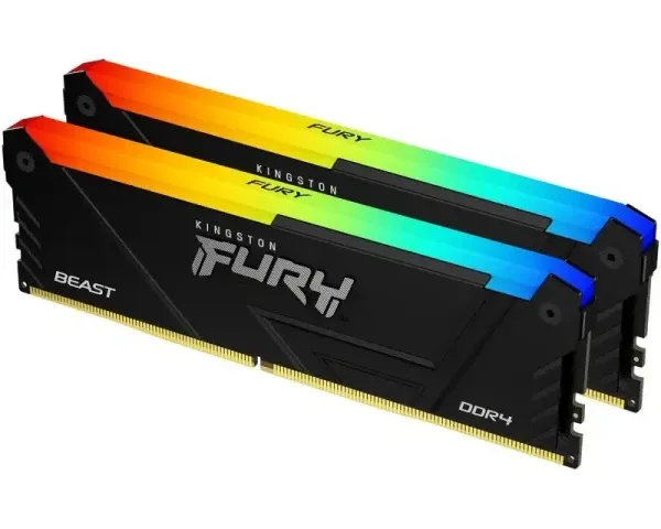 Memorija DDR4 64GB(2x32GB) 3200MHz Kingston Beast RGB KF432C16BB2AK2/64 Fury Slika 2