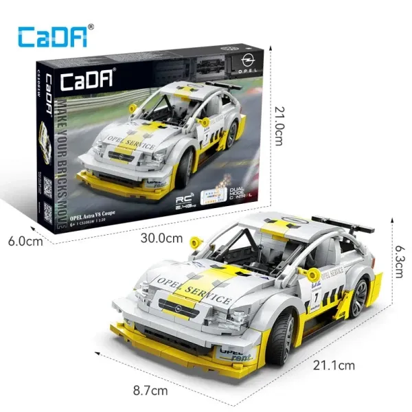 Kockice CaDa Opel Astra V8 Coupe/330 delova Slika 4