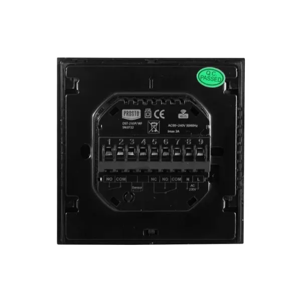 Prosto SMART žični Wi-Fi termostat za podno grejanje DST-210P/WF Slika 2