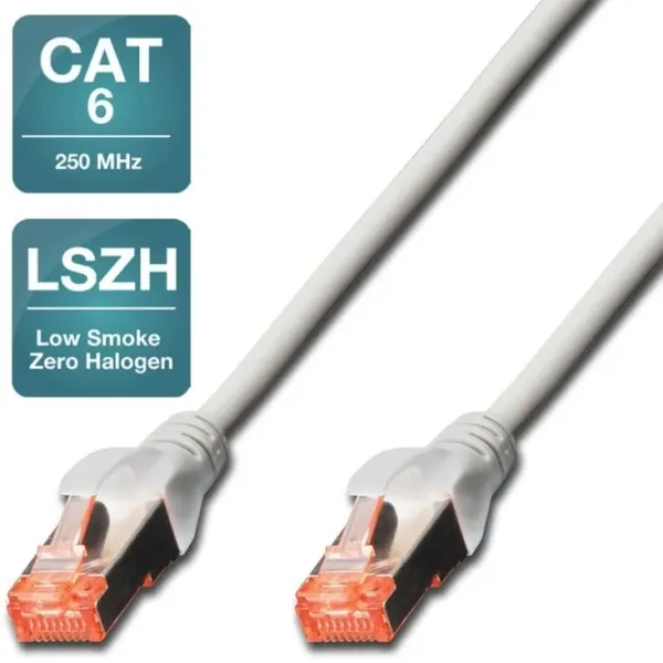 SSTP cable CAT 6 sa metalnim konektorima 1m Digitus DK1641A010W Slika 1