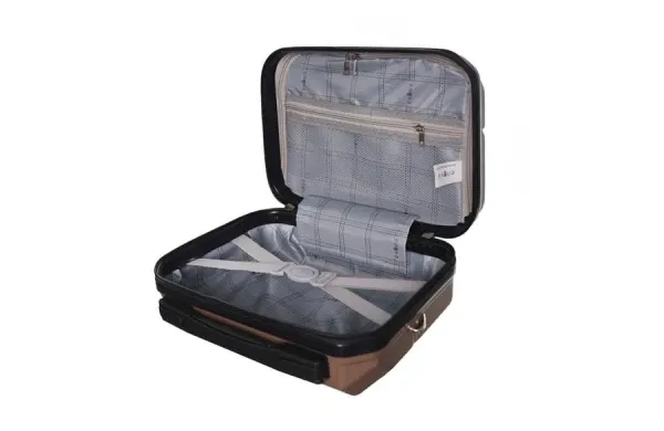 Ženski kofer Enova Capri 30cm/šampanj Slika 3