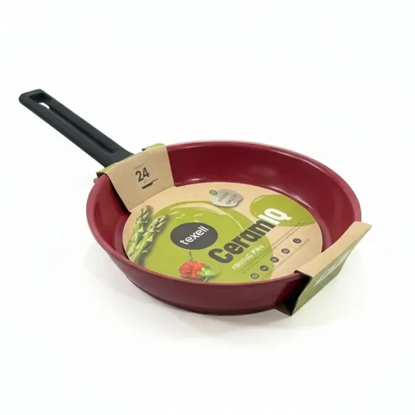 Tiganj duboki CeramIQ Texell TPCQ-D24/24cm/bordo Slika 1