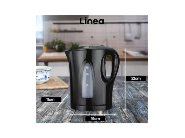 Kuvalo za vodu Linea LKE 0676/1L/1000-1200 W/crna Slika 2