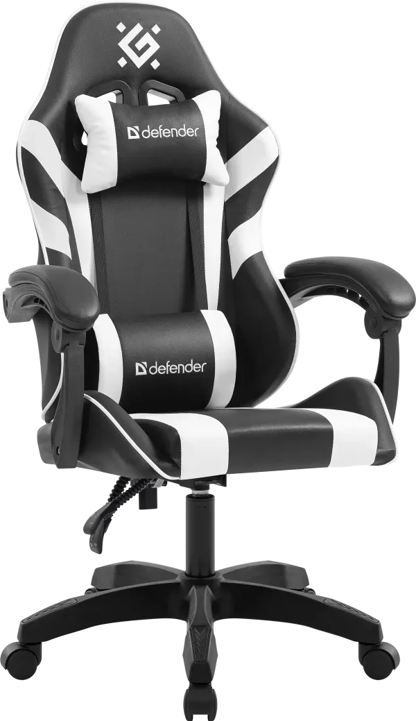 Gaming stolica Defender Ortos crno bela Slika 3