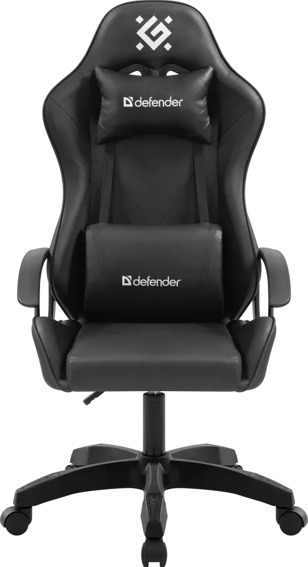 Gaming stolica Defender Lanid crna/eko koža Slika 1