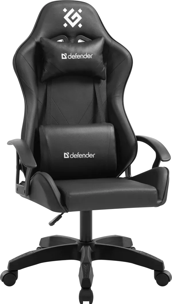 Gaming stolica Defender Lanid crna/eko koža Slika 2