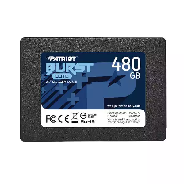 SSD 2.5 SATA3 6Gb/s 480GB Patriot Burst Elite 450MBs/320MBs PBE480GS25SSDR Slika 1