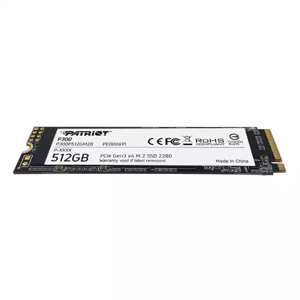 SSD M.2 NVMe 512GB Patriot P300 1700MBs/1100MBs P300P512GM28 Slika 3