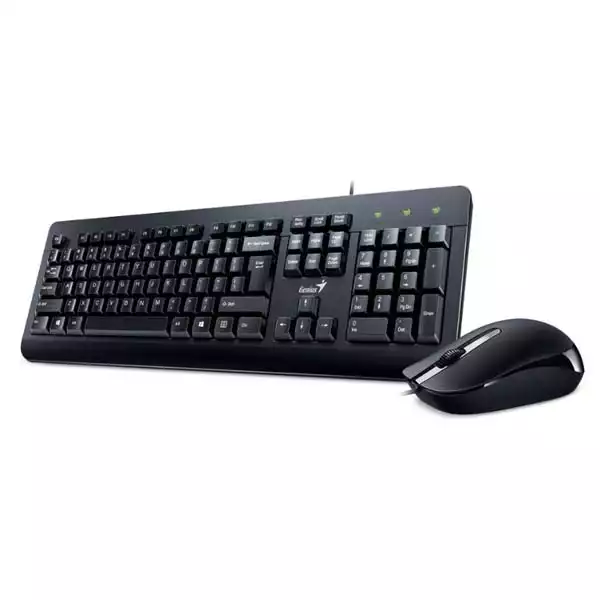 Tastatura + Miš Genius KM-160 USB YU, crna Slika 1