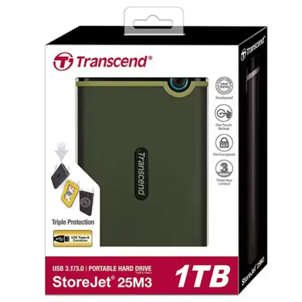 Eksterni hard disk 1TB Transcend TS1TSJ25M3G 3.1 Slika 3