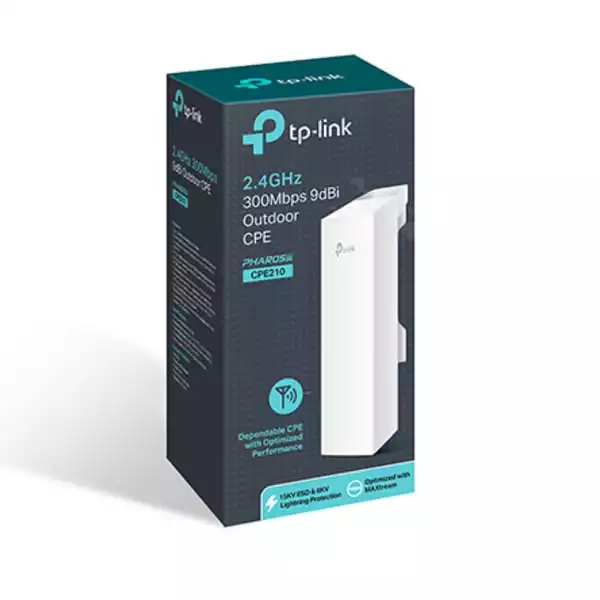 Wireless Router TP-Link CPE210-PoE Outdoor 300Mbs/2,4Ghz/9dbi Slika 4