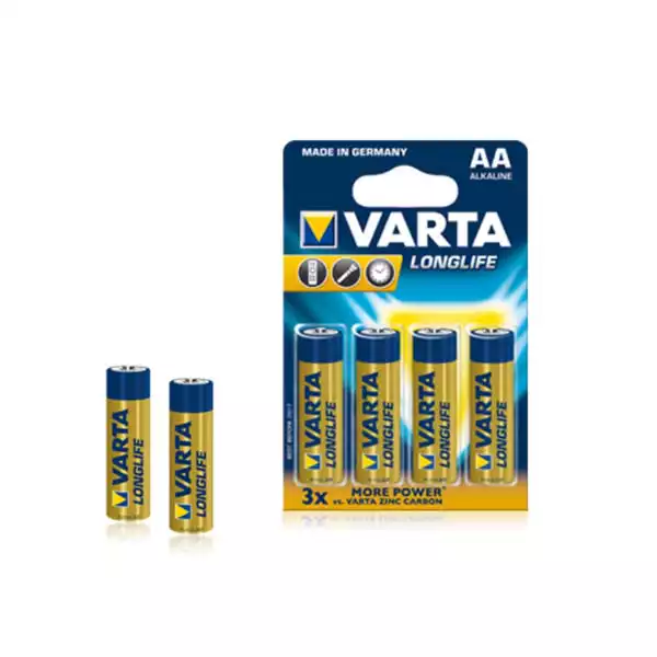 Baterija Varta LR6 Longlife AA, nepunjiva 1/4 Slika 1