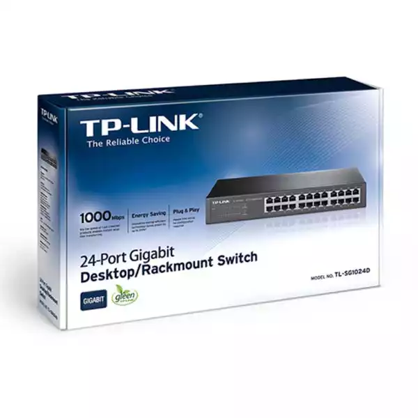 Svič 10/100/1000 24-port TP-Link TL-SG1024D Slika 3