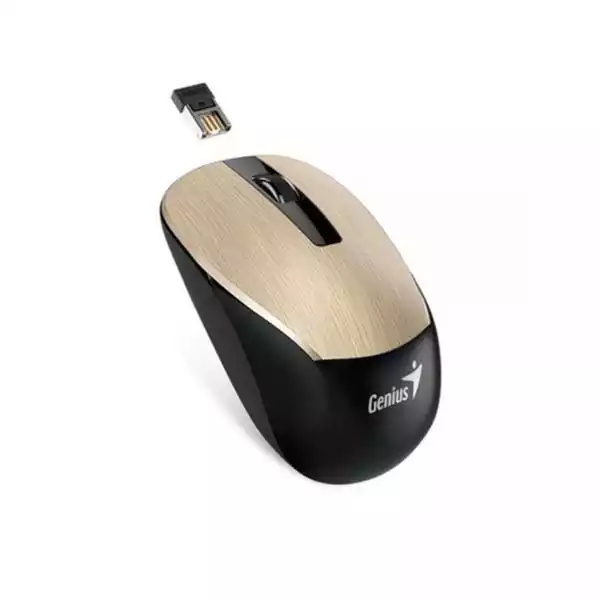 Bežični miš Genius NX-7015 1600dpi, zlatni - optički Slika 1