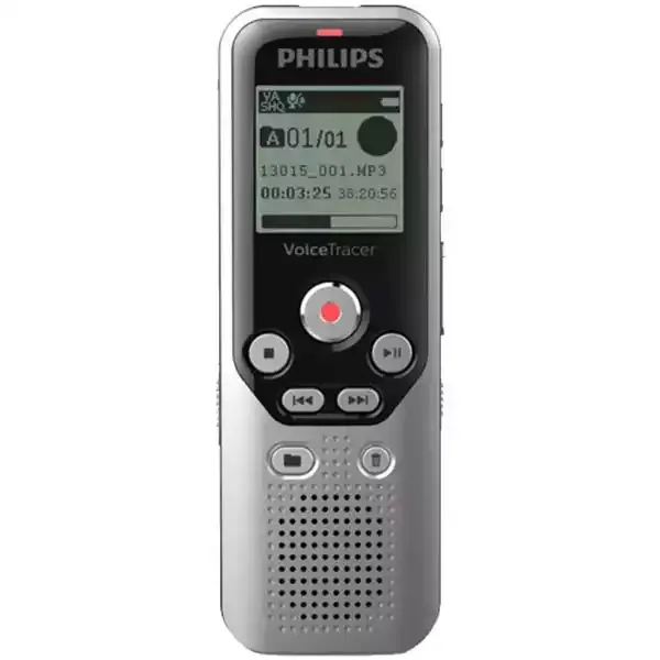 Diktafon Philips DVT1250 Mono/8GB/LCD/microSD slot/2x AAA Slika 1