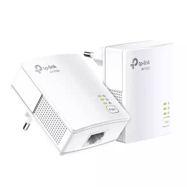 Powerline Ethernet Adapter TP-Link TL-PA7017P KIT 1000Mbps/1GB LAN integrisana šuko utičnica Slika 1