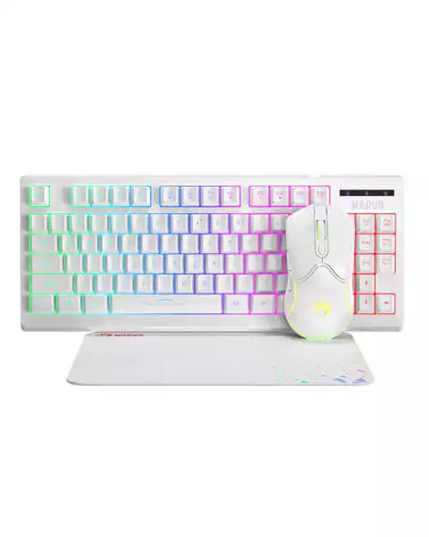 Tastatura + Miš Marvo Scorpion CM310 Bela Slika 1