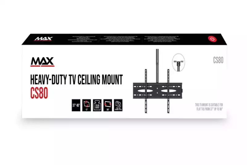 Nosač za TV plafonski MAX CS80 37-80/tilt/50kg Slika 3