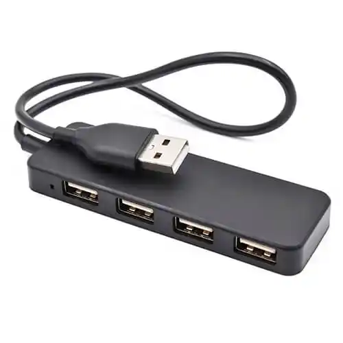 USB Hub 4 port Kettz KT-041B 2.0 Tip A Crni Slika 1