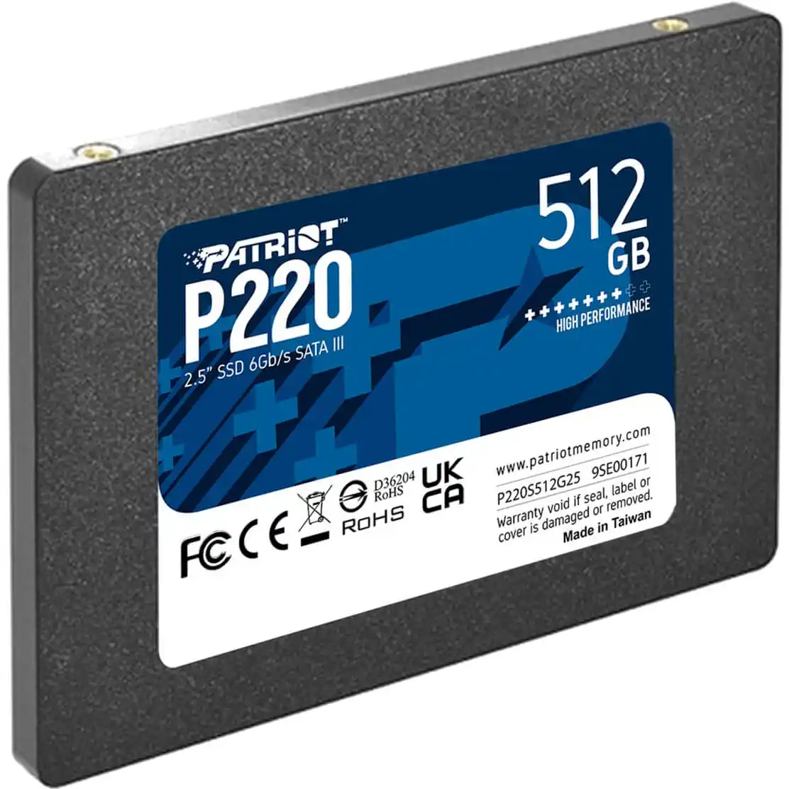 SSD 2.5 SATA3 512GB Patriot P220 550MBs/500MBs P220S512G25 Slika 1
