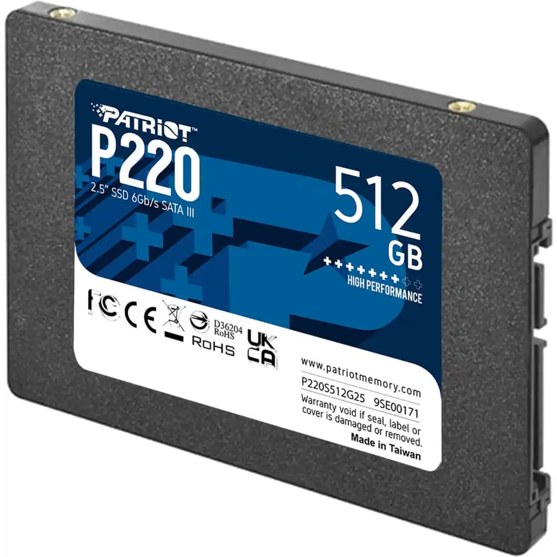 SSD 2.5 SATA3 512GB Patriot P220 550MBs/500MBs P220S512G25 Slika 2