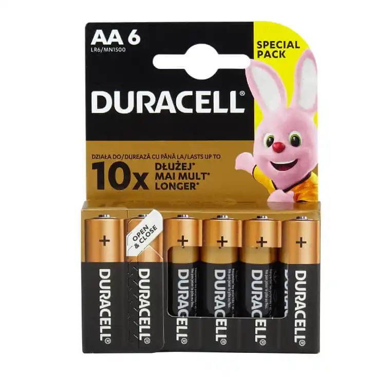 Baterija Duracell Basic AA 1/6 Slika 1