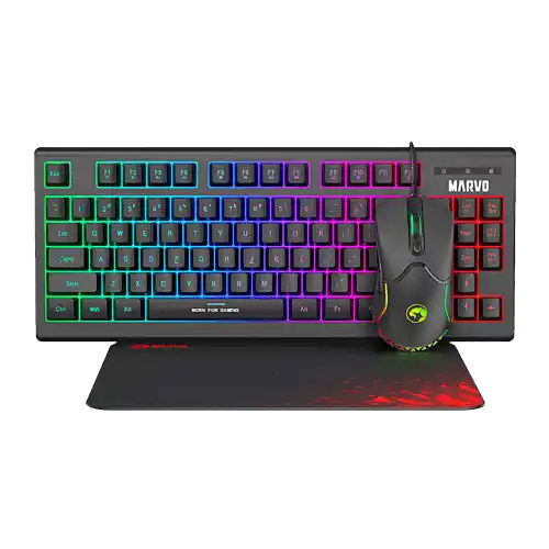 Tastatura + Miš + Podloga Marvo Scorpion CM310 Crna Slika 1