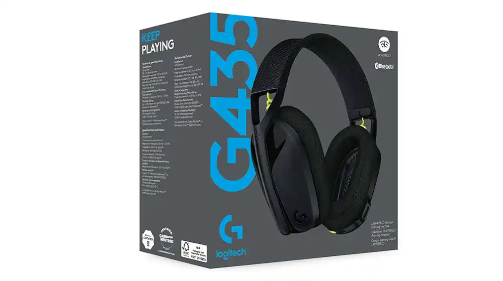Bežične slušalice sa mikrofonom Logitech G435 Lightspeed crna Slika 4