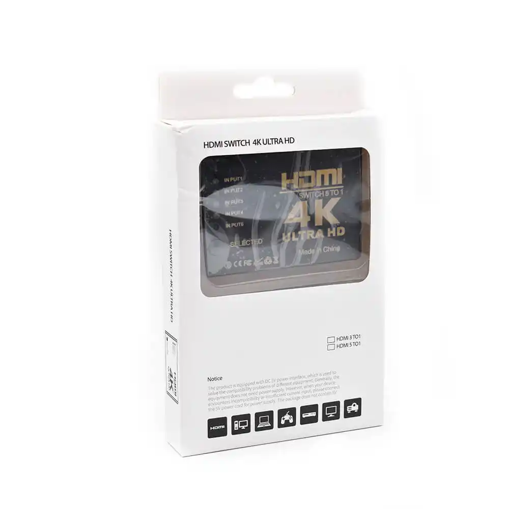 HDMI switch 5u1 HDS-006 4K Velteh sa daljinskim Slika 2