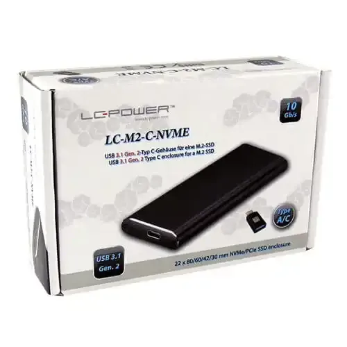 HDD rack LC Power PC-M2-C-NVME za SSD M.2 Type C 3.1 Slika 4