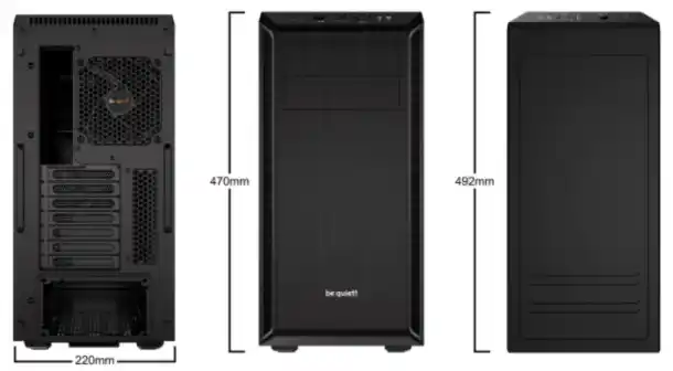 Kućište Be Quiet  Pure Base 600 Black BG021 Slika 2