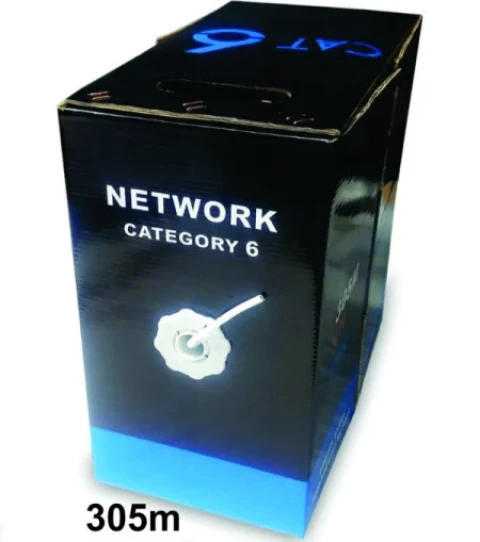 UTP Kabl cat.6e Gembird UPC-6004-Bor Beli PP Slika 1
