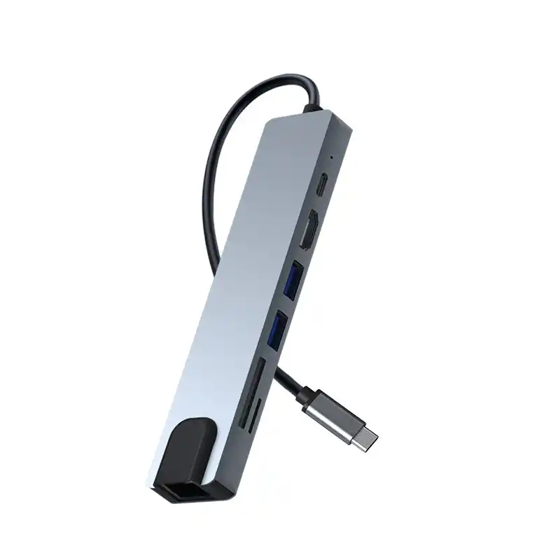 Adapter konverter TIP C 7/1 USB 3.0x2/Ethernet RJ45 /HDMI 4K 30HZ/PD/SD/TF Slika 2