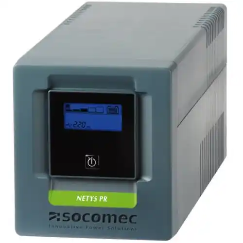 UPS Socomec NeTYS PR-MT 1000VA/700W 230V 50/60Hz AVR, Sine wave, LCD, RJ45 zaštita, USB Slika 1