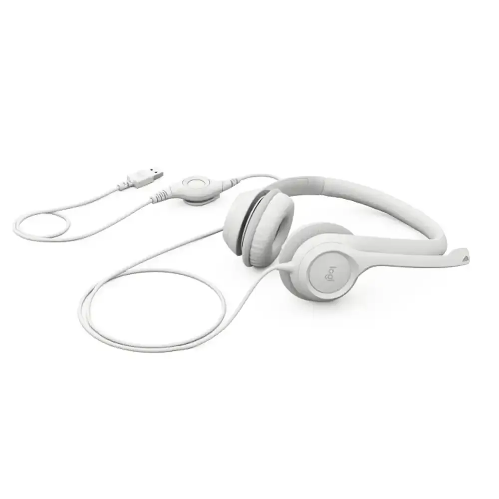 Slušalice Logitech H390 Bele Slika 3