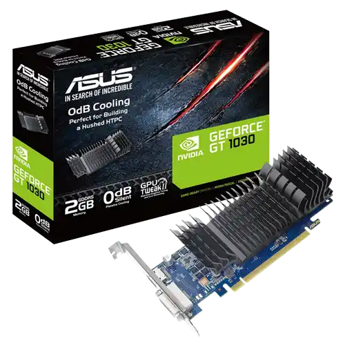 Grafička karta PCI-E Asus GT 1030 2GB DDR5 GT1030-SL-2G-BRK 64 bit DVI/HDMI Slika 1