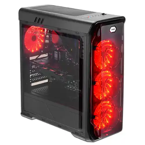 Kućište LC Power Gaming 988B-ON Red Typhoon Black Slika 4