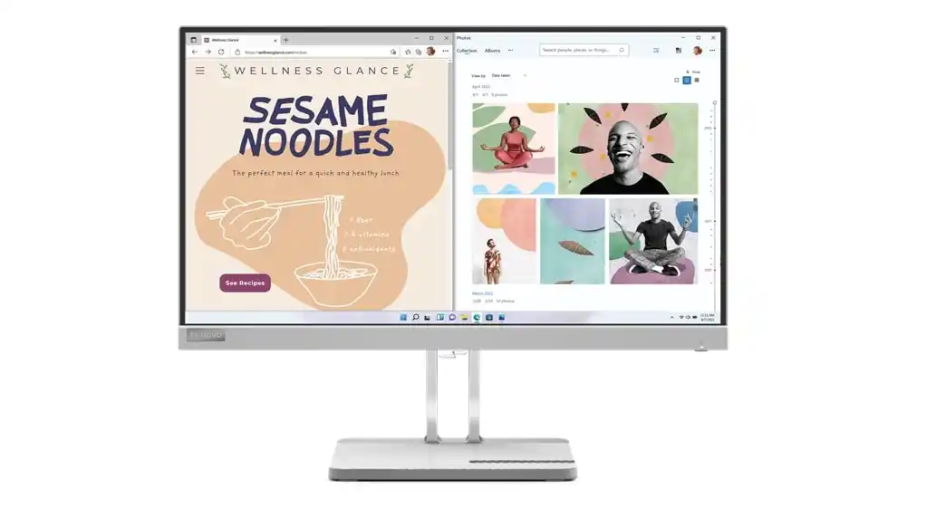 Monitor 21.5 Lenovo L22e-40 67AFKACBEU 1920x1080/Full HD/6ms/VA/75Hz/VGA/HDMI/AMD FreeSync Slika 1