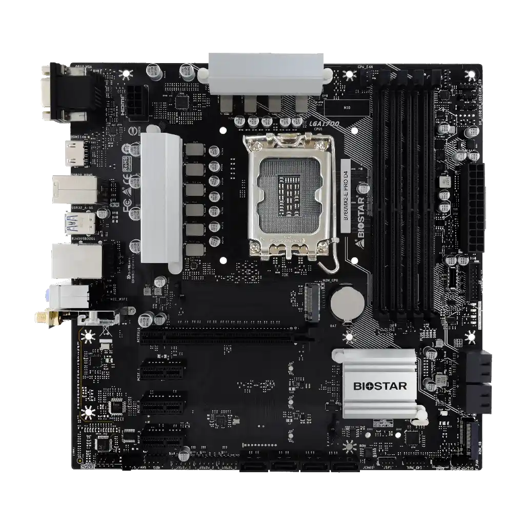 Matična ploča 1700 Biostar B760MX2-E Pro D4 HDMI/DP/VGA/M.2 Slika 4