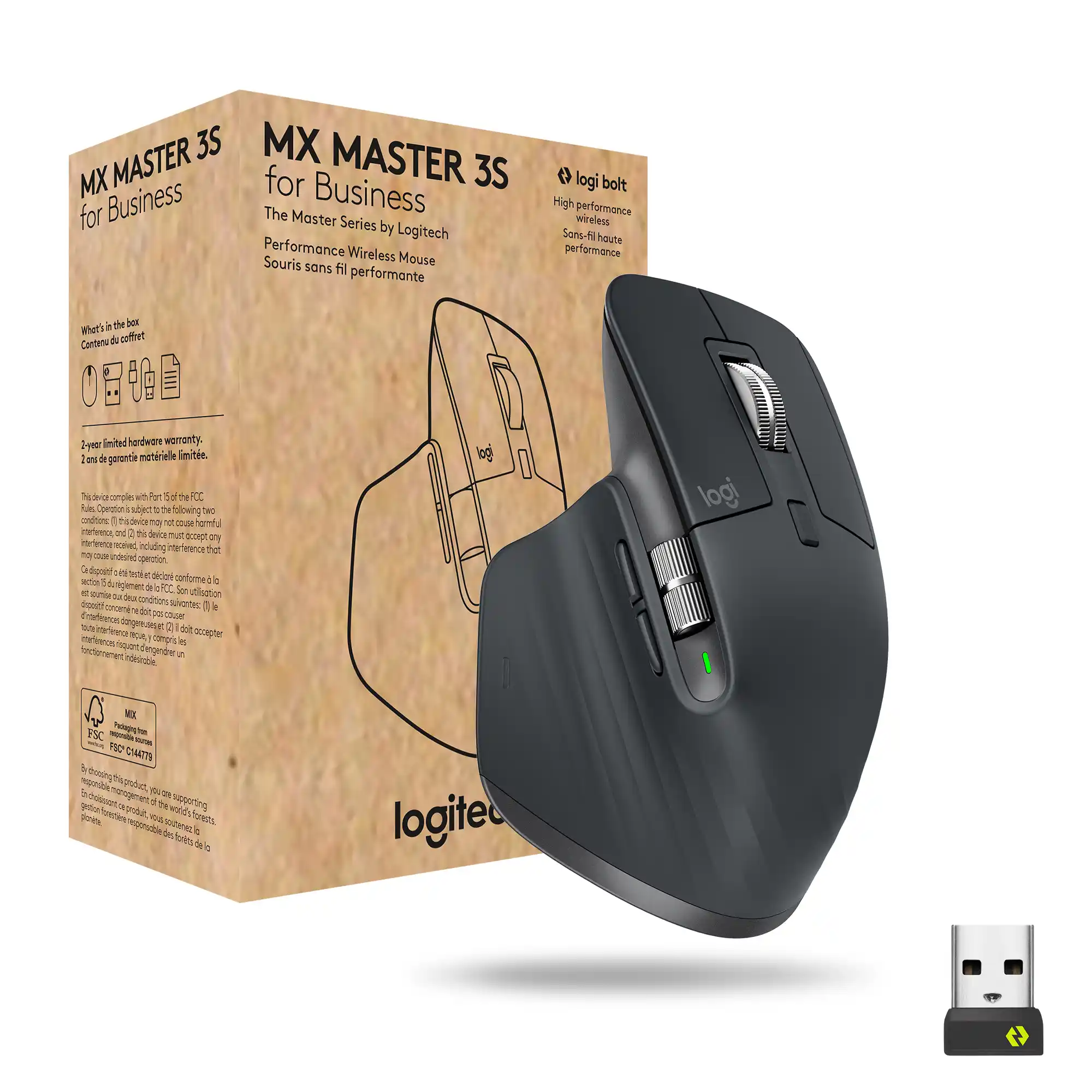 Bežični miš Logitech MX Master 3S for Business 8000dpi, graphite Slika 1