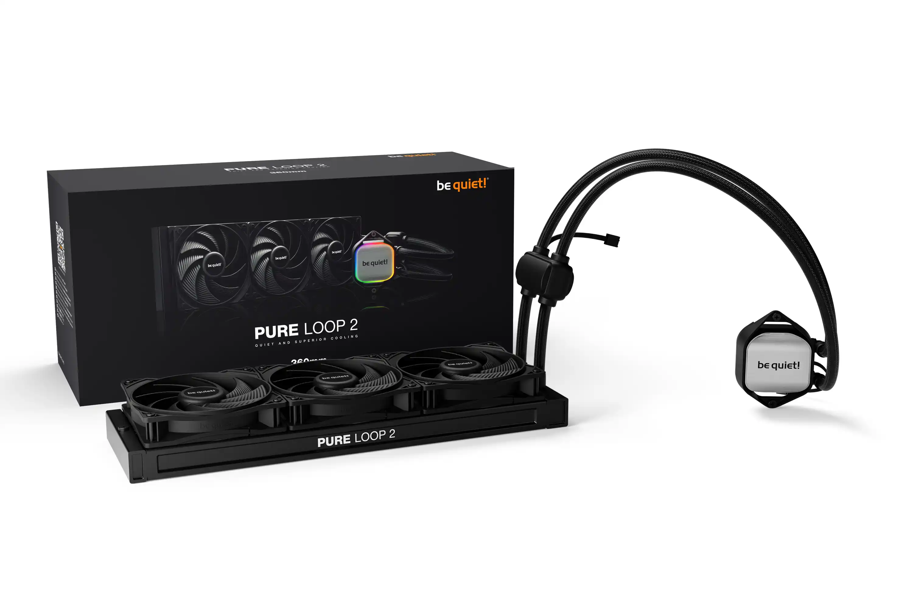 CPU vodeno hladjenje Be Quiet ARGB Pure Loop 2 360mm BW019 (AM4,AM3,1151,1150,1155,1200,1700) Slika 1