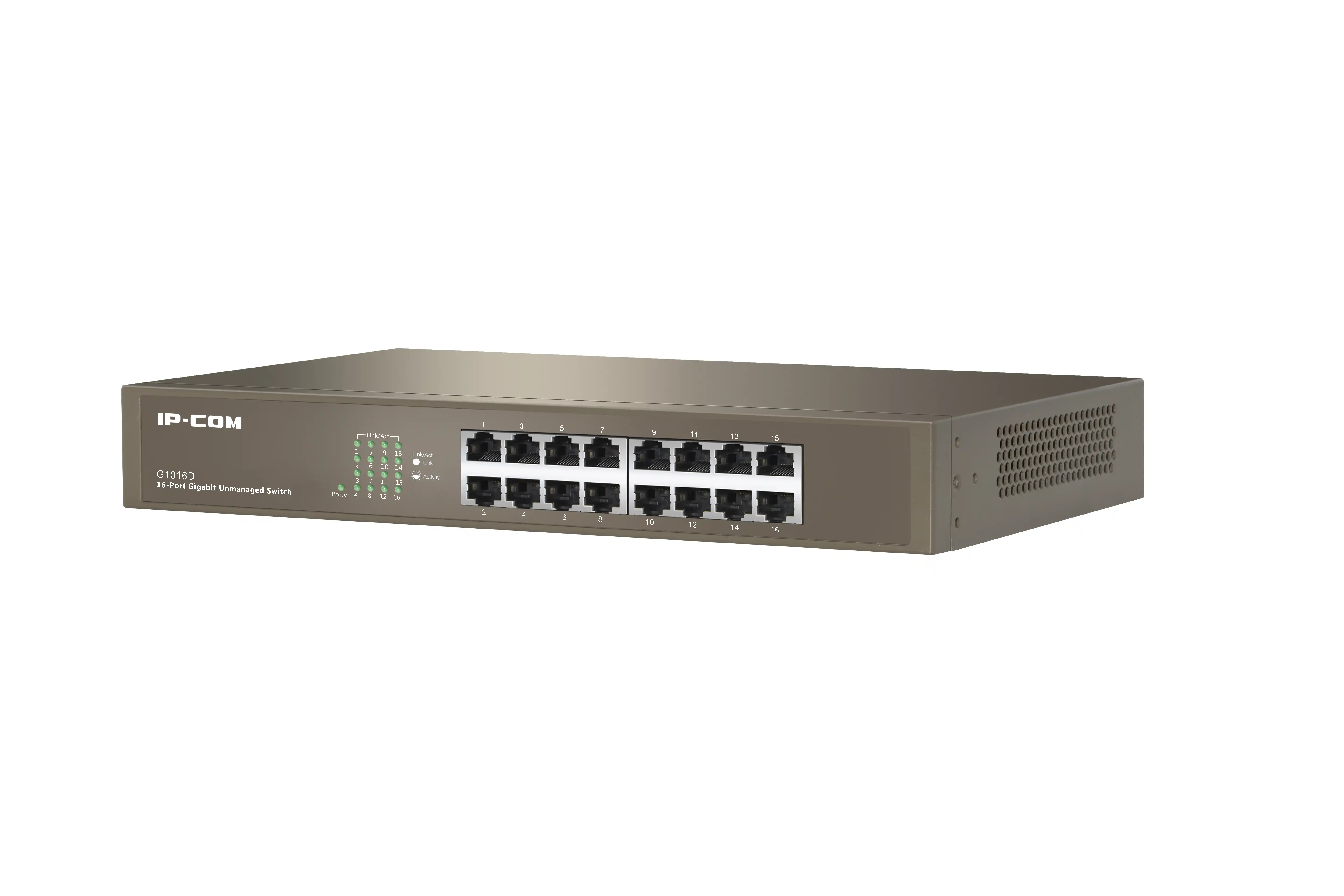 Svič 10/100/1000 16-port IP-COM G1016D Rack mount/ Metalno kućište Slika 2
