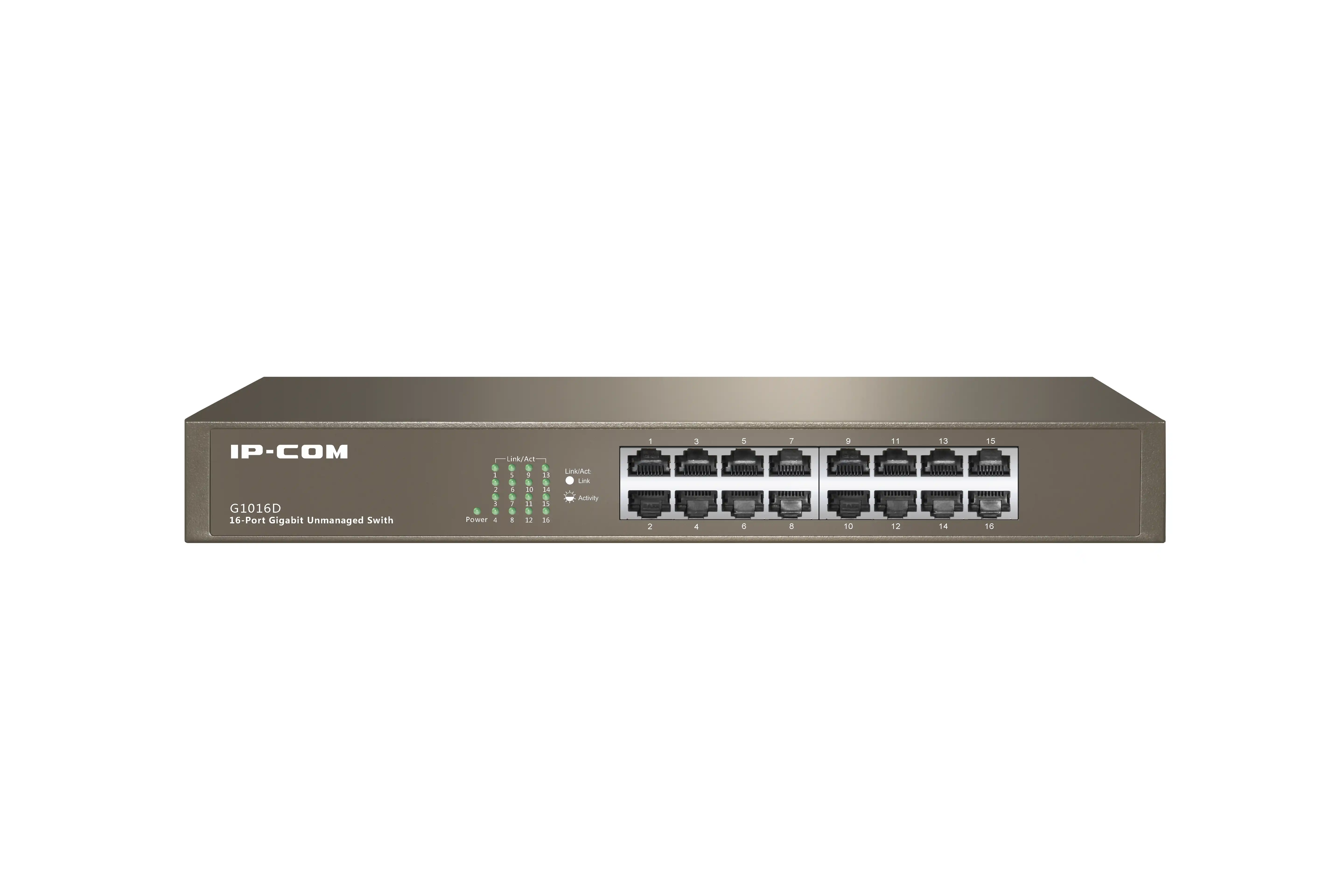 Svič 10/100/1000 16-port IP-COM G1016D Rack mount/ Metalno kućište Slika 1